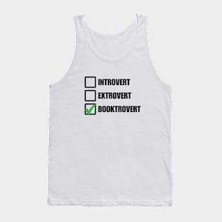 Booktrovert Tank Top